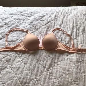 A light pink bra from Pink Victoria’s Secret
